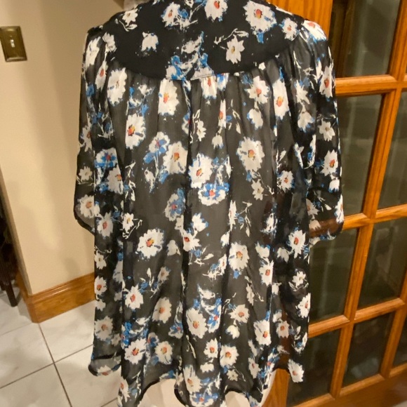 Cropped  kimono by So Heritas size XS in black floral - Picture 5 of 8